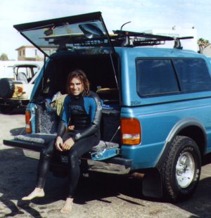 On the back of my car... Silver Strand, 1996